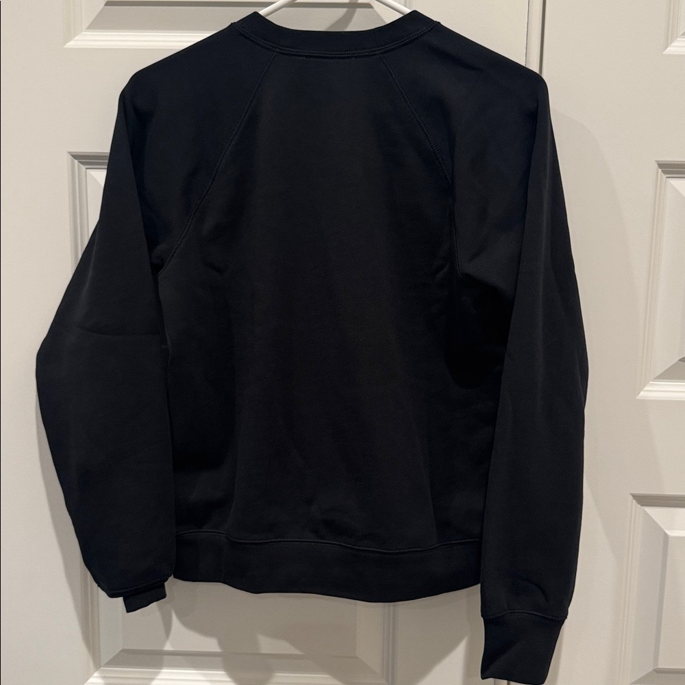 NWOT  EVERLANE 100% Human Typography Crewneck‎ Sweatshirt Black Size Small - Picture 4 of 12